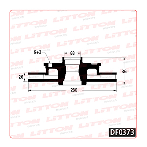 Disco Freno Honda Passport 2.6 4C - 3.2 6C 95/ Del Ventilado