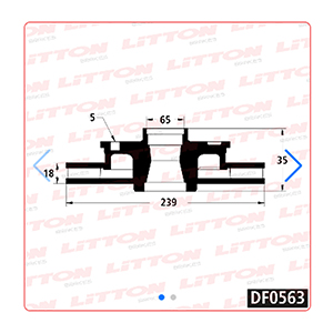 Disco Freno Volkswagen Crossfox 1.6 8V 05/...Delant Vent