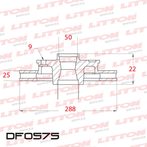 Disco Freno Volkswagen Golf 1.4 2.0 TSI VII-1.6 MPI 13/.D.V