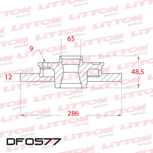 Disco Freno Volkswagen Golf 2.0 V - VI 04/... Trasero Solido