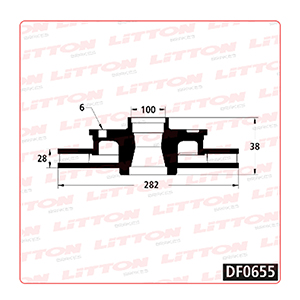 Disco Freno Nissan Frontier 4x2 03/04 02/..Trasero Ventilado