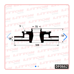 Disco Freno Jeep 3.0 CRDI-4.7-6.1 HEMI 05/..Delante Ventilad