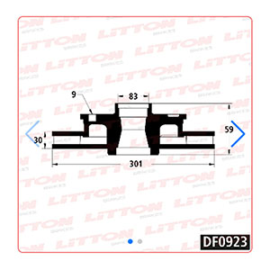 Disco Freno Iveco Daily 06/08 Delante Ventilado 