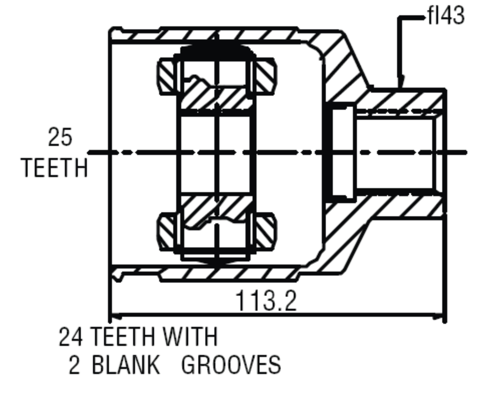 Junta Garma Mazda 626 85/92 Lado Caja Der 24/25