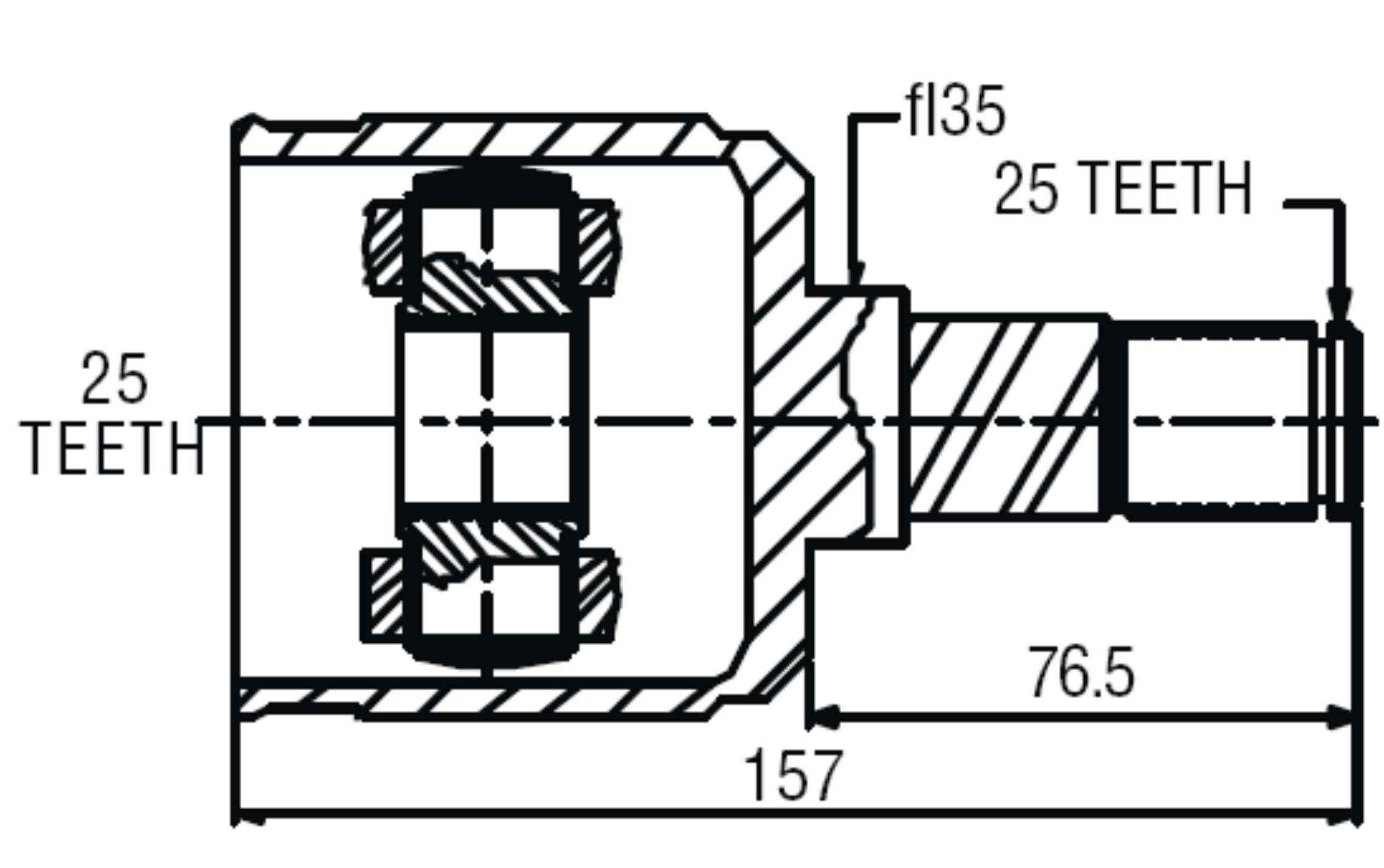 Junta Garma Mitsubishi Space Wagon 2.4 Autom 92/93 L/R 25/25