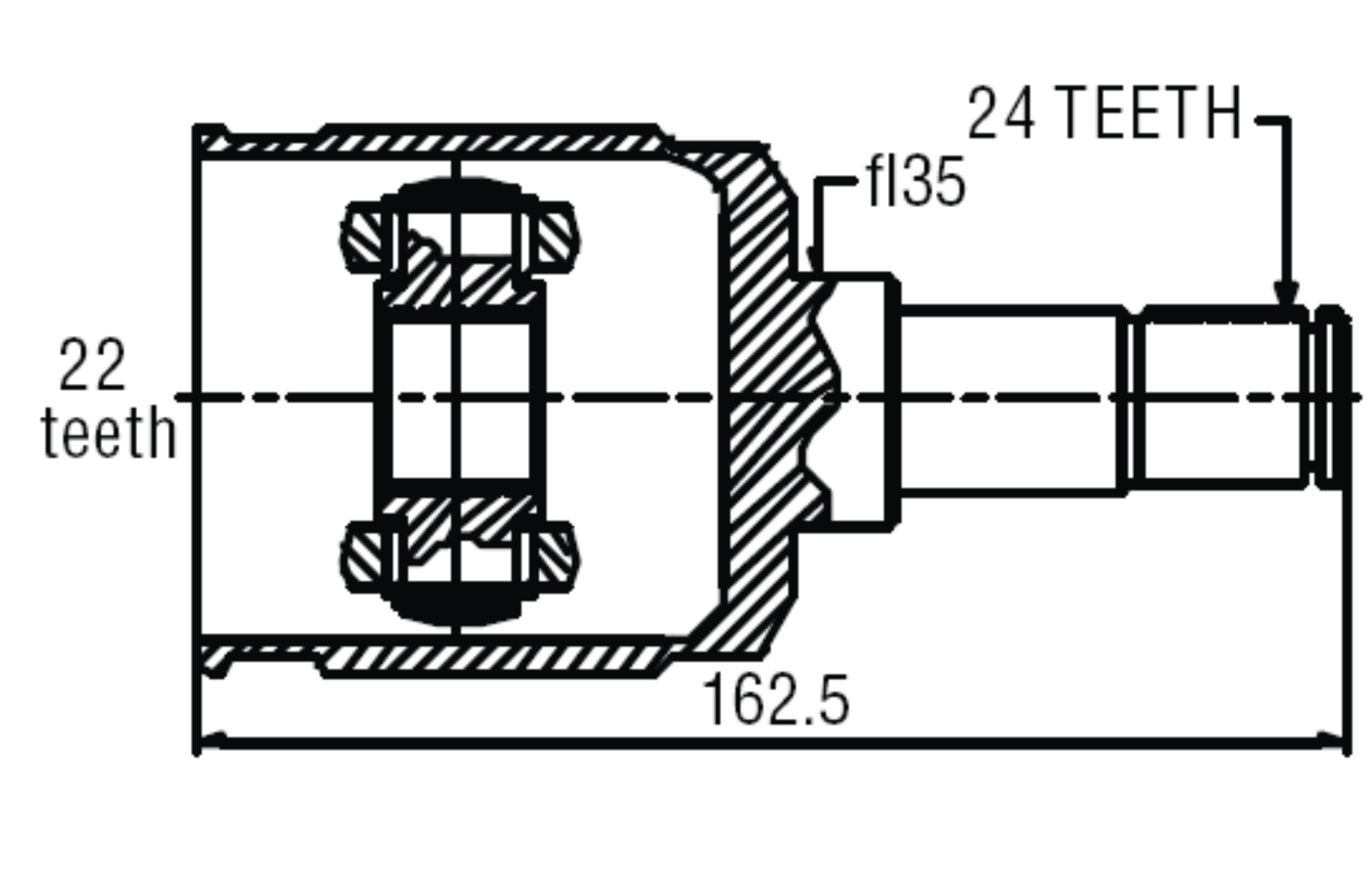 Junta Garma Mazda 323 90/94 Lado Caja 24/22