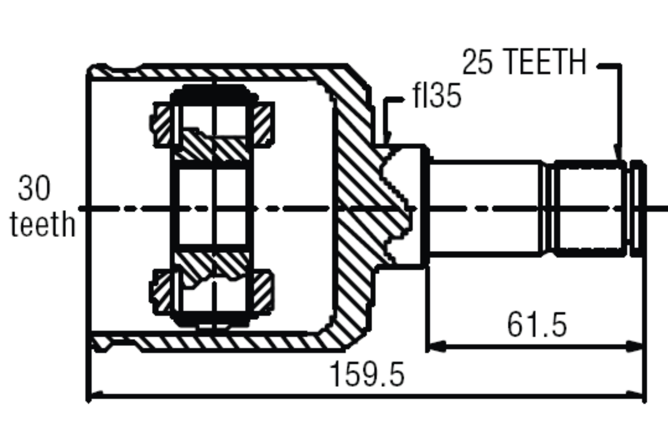 Junta Garma Honda Civic 92/95 Lado Caja Izquierdo 25/30