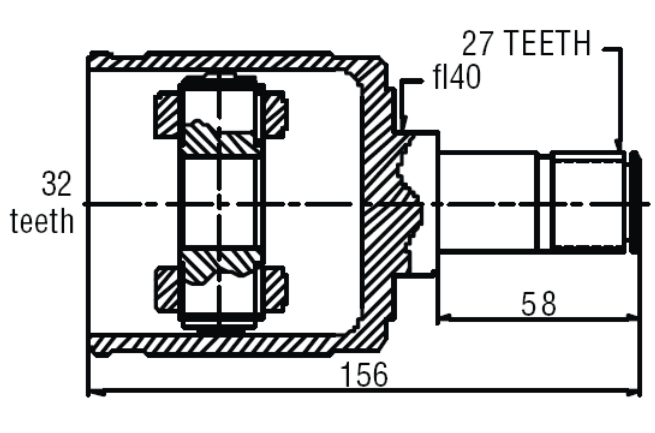 Junta Garma Honda Accord 90/95 Lado Caja Derecho 27/32