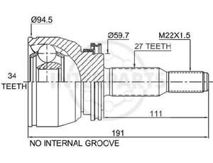Junta Garma Ford Ranger Explorer 00/.. Lado Rueda 27/34