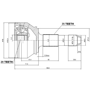 Junta Garma Fiat Ducato Peugeot Boxer 06/. L/rueda 35/29 S/I