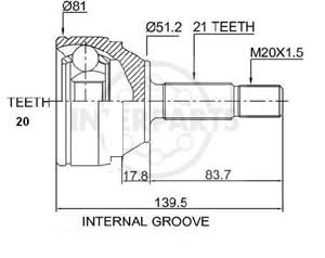 Junta Garma Renault Clio Kangoo Lado Rueda 21/20