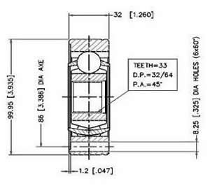 Junta Garma Ford Galaxy 92/.. Escort 1800 Lado Caja 33/00