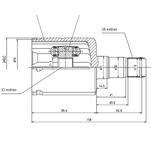 Junta Garma Volkswagen Vento Audi Passat Autom L/ Caja 26/32