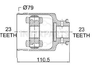 Junta Garma Subaru 4x4 82/.. Lado Caja 23/23