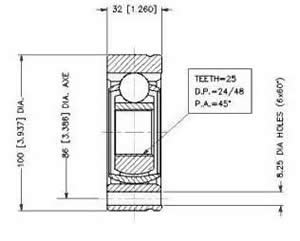 Junta Garma Fiat Marea Stylo Lado Caja 25/00