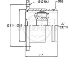 Junta Garma Nissan Pathfinder Pick Up 87/95 L/Caja 27/00 A87