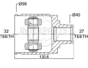 Junta Garma Honda Prelude 2.2 2.3 92/96 Lado Caja Izq 27/32
