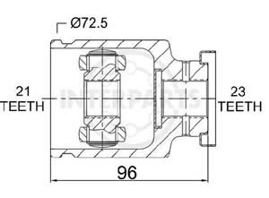 Junta Garma Subaru Justy 87/94 Lado Caja 21/23