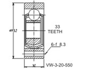 Junta Garma Ford Escort 1800cc 83/92 Lado Caja 33/00
