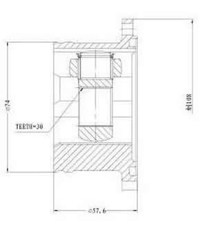 Junta Garma Audi A3 Bora Golf 4 Lado Caja 30/00
