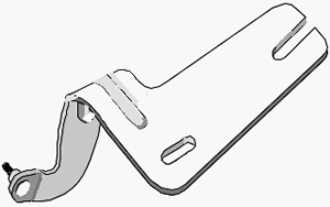 BISAGRAS DE CAPOT R-9/11 IZQIERDA                 