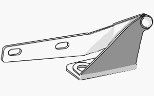 Bisagra de Capot R19 Izquierda