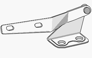 Bisagra de Capot R19 Derecha