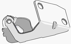 BISAGRAS DE CAPOT RENAULT CLIO IZQUIERDA                  