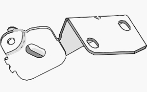 BISAGRAS DE CAPOT RENAULT CLIO DERECHA                    