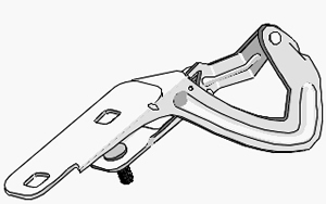 BISAGRAS DE CAPOT RENAULT MEGANE IZQUIERDA                