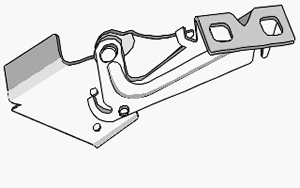 BISAGRAS DE CAPOT RENAULT KANGOO DERECHA                  