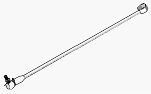 Varilla Selectora Renault 18 Caja 4ª V Larga 490 mm.