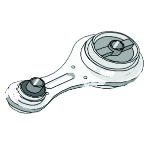 Soporte Motor Renault 19 Clio Express Trasero Central