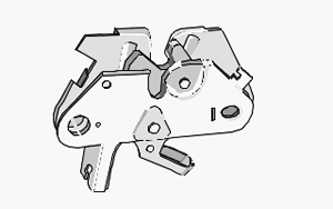 CERRAJERIA MSJ CIERRE DE CAPOT RENAULT KANGOO