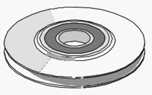 Polea Tensora V Alternador Corsa Combo - Ruleman SKF