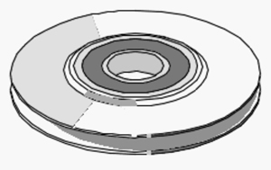 Polea TENSORA V Alternador Corsa/combo