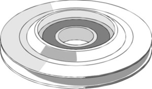 POLEA TENSORA V Alternador - F/100 / 150 - Motor MWM 2.8TD R