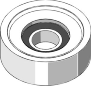 Polea Tensora Aire Acondicionado Hilux SR4/SR5 c/Ruleman NSK