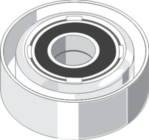 POLEA TENSORA TOYOTA HILUX 3.0. con rulemÃ¡n SKF Reforzada