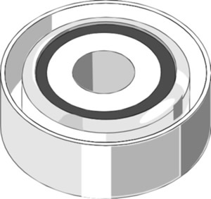 POLEA TENSORA Hilux 3.0 c/Ruleman Reforzado Doble Ancho