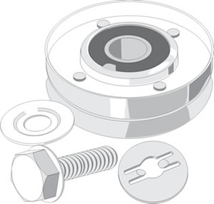 POLEA TENSORA Poli V Golf / Bora / Audi con motor SDI y TDI