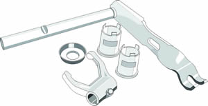 Horquilla Embrague Chevrolet Corsa Kit con Eje