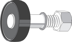 Rodillo Central Reparación Portón Lateral Renault Master