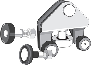 Kit Reparación Correderas Portón Lateral Renault Master