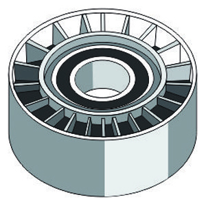 Polea Tensora Poli V Clio II-Megane-Kangoo 1.5 CDI K9K Plast