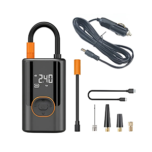 Cargador Inflador y Luz Inalambrico Cable Encendedor