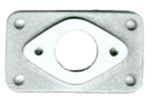 Base Carburador Solex 2 Bocas a 1 Recta