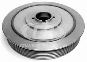 Polea Cigueñal Ford Fiesta Focus 1.4 1.6 TDCI/ DV4TD Ref 6Pk