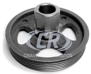 Polea Cigueñal Ford Ka Focus Ecosport 1.6 2002/.. Rocam 6Pk