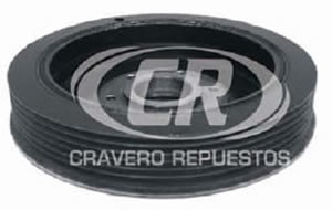 Polea Cigueñal Peugeot 206 307 1.4 1.6 16V Nafta Vitara 6Pk